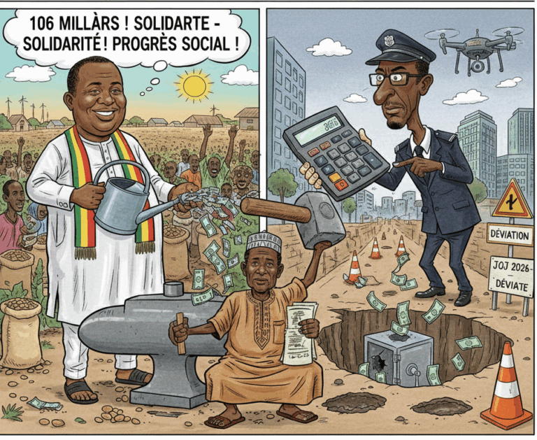 [L’ET DIT TÔT DE DIBOR]  &lsquo;Entre l’enclume du Trésor Public et le marteau du Peuple&rsquo;