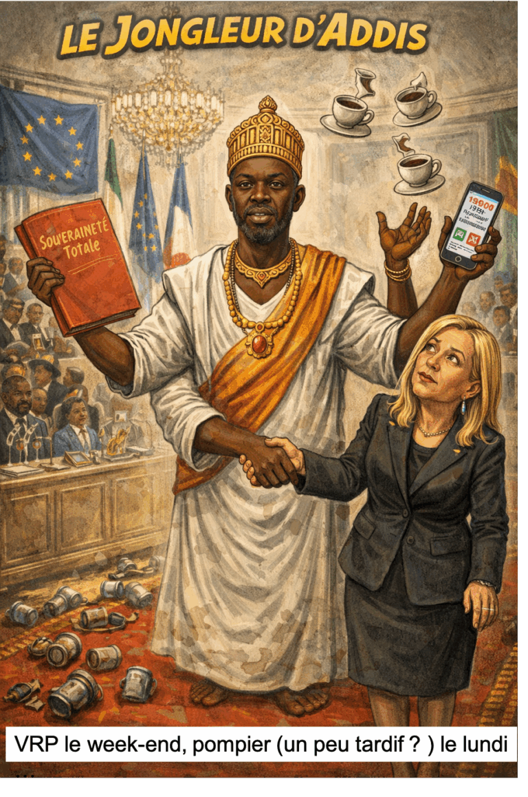 Le marathonien Ousmane Sonko au Sommet de l’UA : un Premier Ministre, dix audiences et un café éthiopien bien serré