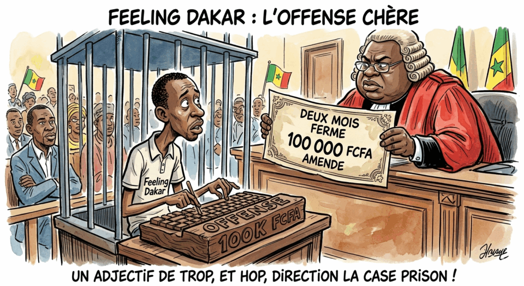 Site d’info ‘Feeling Dakar’ : le journaliste digital Daouda Ndiaye écope du prix de gros de ‘l’Offense au Chef de l’Etat' »